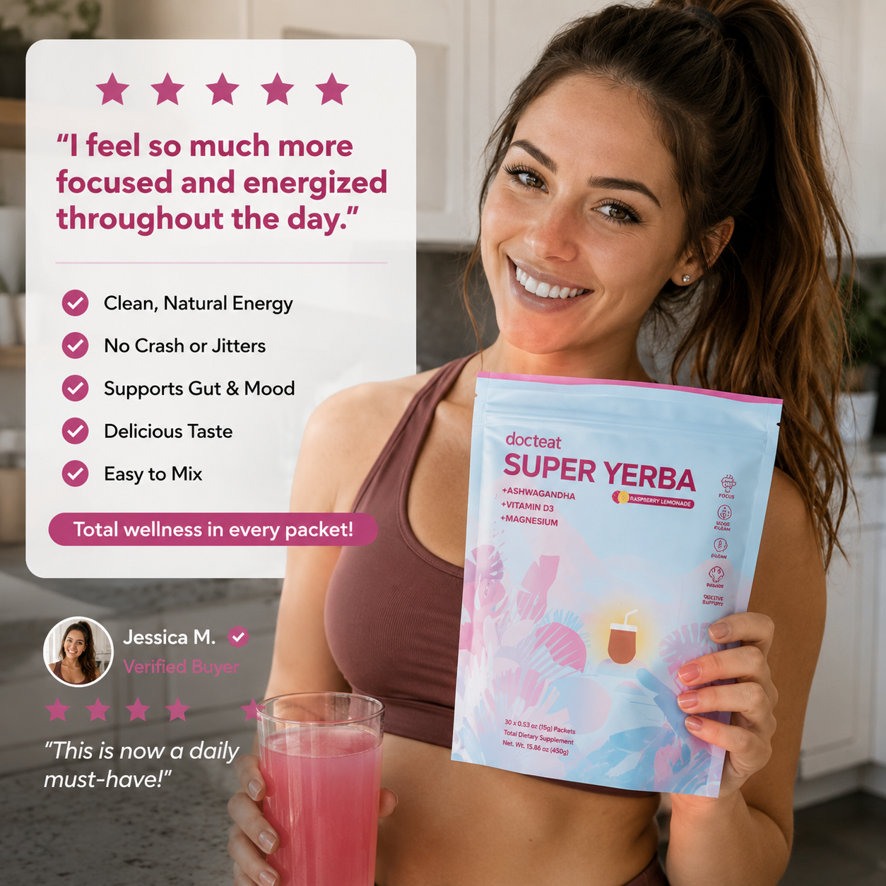 DocteaT Yerba Mate Powder
