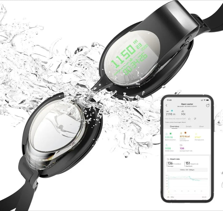 WaveSight AI Smart Swim Goggles
